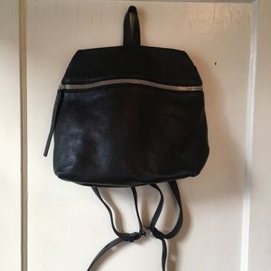 Kara black pebble backpack